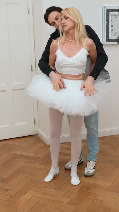 MATURE4K. The Mature Ballerina is ready to fulfill the client's Wet dreams | Clip 1