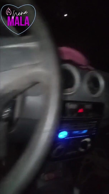 Thrilling moment from "I FUCK THE DESIGNATED DRIVER. THE BLONDE WHORE SUCKS MY DICK IN THE CAR"