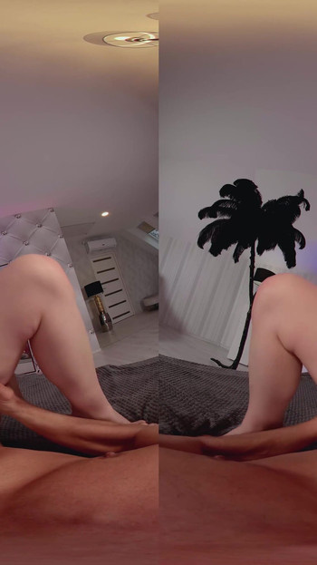Epic moment from "18VR Molly Cute Wants You To Explore Her Back Door"