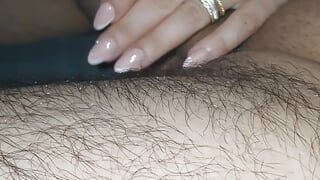 Step mom take Step son dick innher hand after she saw his big erection