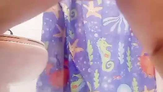 Venezuelan Beauty Fingers Herself to Orgasm on Bathroom Floor