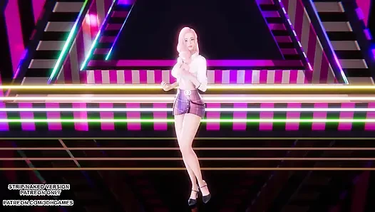 MMD NewJeans - как можно более - сексуальная Kpop, танец лиги легенд, хентай без цензуры 4K 60FPS