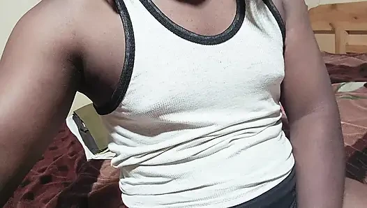 Sexyjayla254 jerking off her big black cock