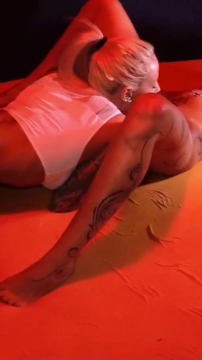 Memorable moment from "Real Skinny German Amateur Teens at Lesbian Sex on Party"