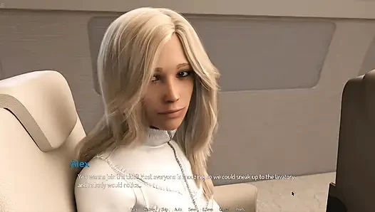 Alex Fucking His Girlfriend Tight Pussy With Big Cock In Airplane