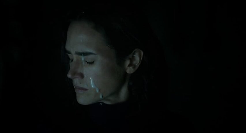 Jennifer Connelly with cum on her face