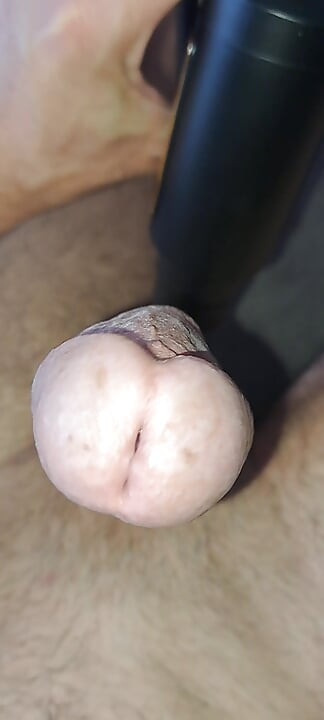 Vibrating and great cumshot