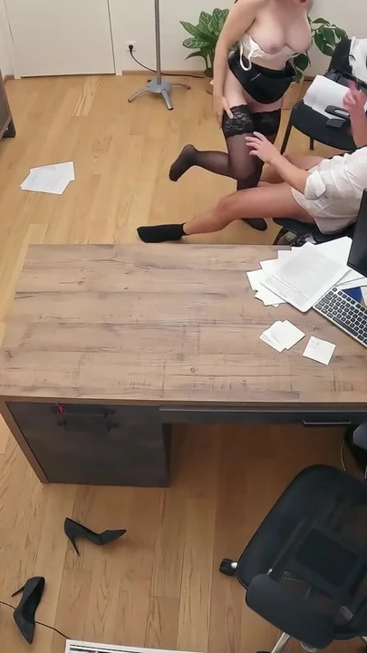 Thrilling moment from "LOAN4K. Czech girl with huge boobs is sucking clerk's big cock in his office"