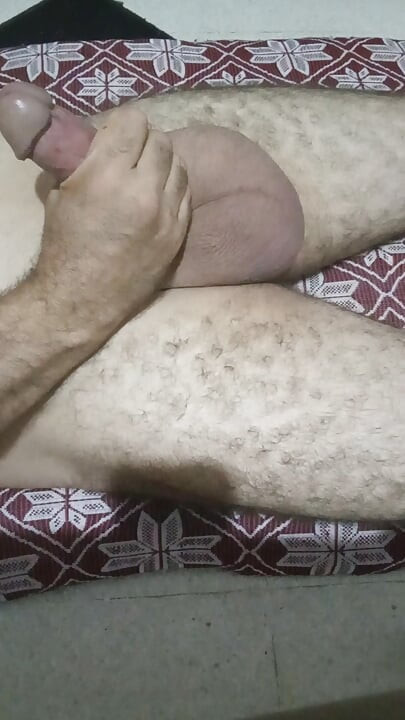 Hot cum after a long handjob