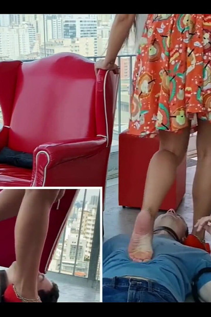 Goddess Kiffa Sadistic Boss Ep 2 - Male Defender Employee Got Foot Gagging From Sexy Boss