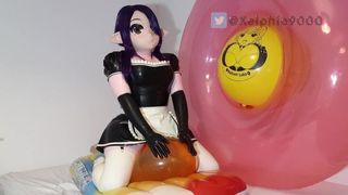 Rubber Maid Xelphie Rides a Lewd Balloon