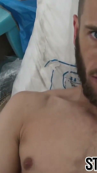 Supposedly straight jock enjoys bareback dicking | Clip 2