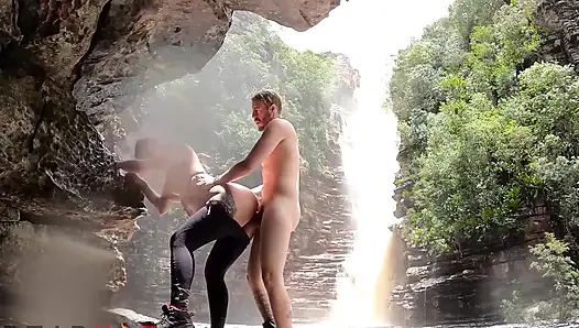 Dreadhot Gets Fucked Raw in a Cave - Risky Outdoor Sex