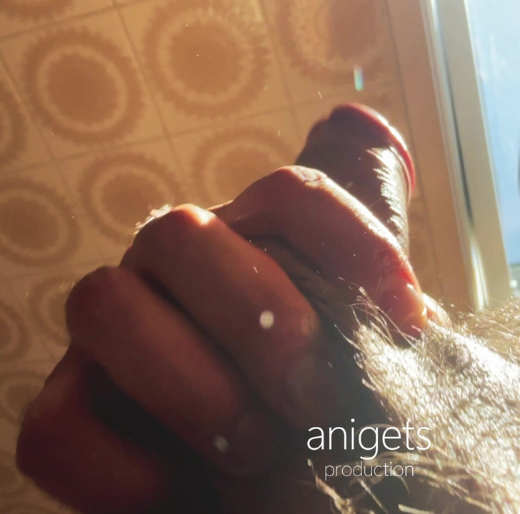 Bathroom sunshine and a hot moment
