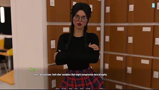 Üniversite günleri 22 Bayan Nelson'ın başı büyük belada - Rose yarağımı onun derinliklerinde seviyor