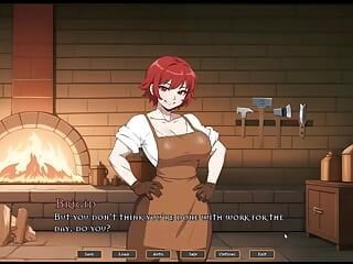 Tomboy Love in Hot Forge Hentai Game Ep.1 she is masturbating while thinking of you !
