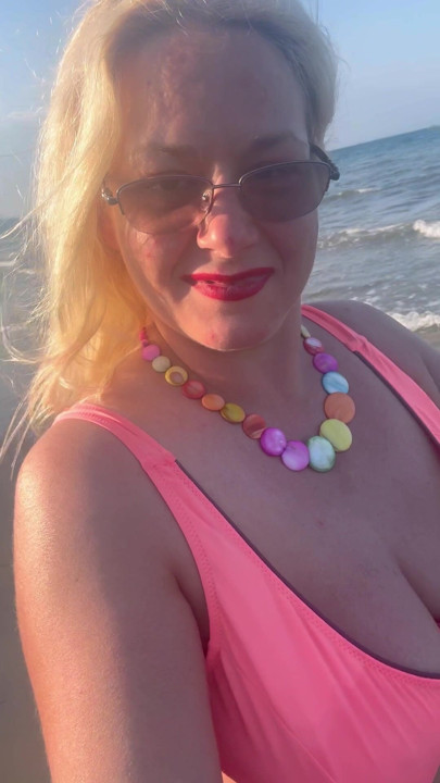 Walking on the beach