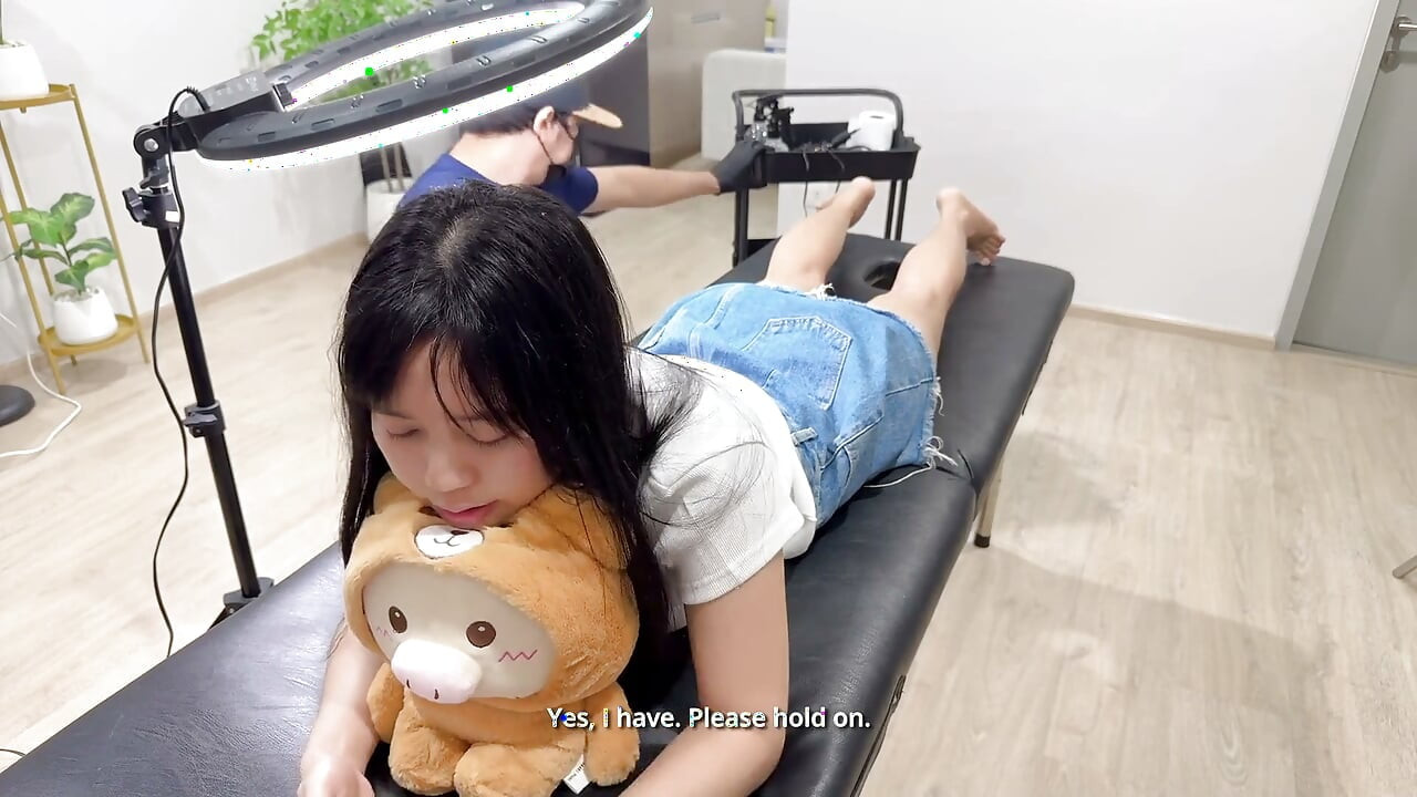 Asian Girl Love to Tattoo While Horny