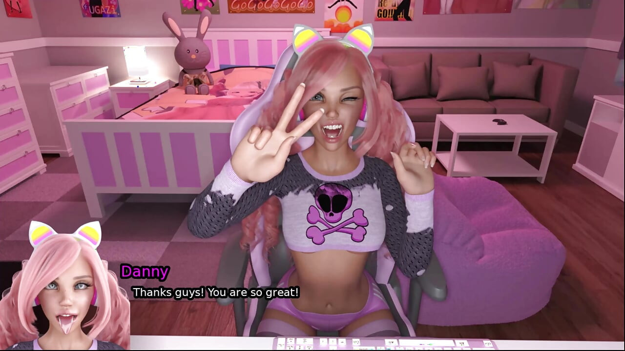 SEXBOT - amazing cam show - and then the ladies gave me a boner.