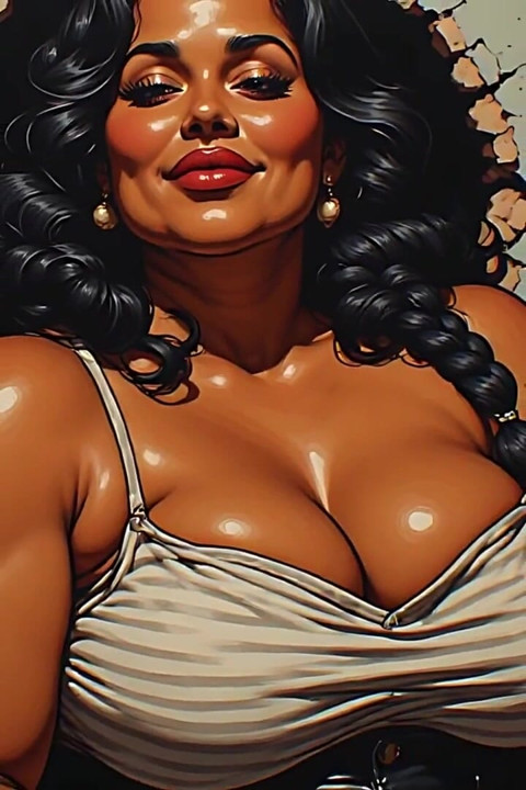 Curvy Sexy Women Art