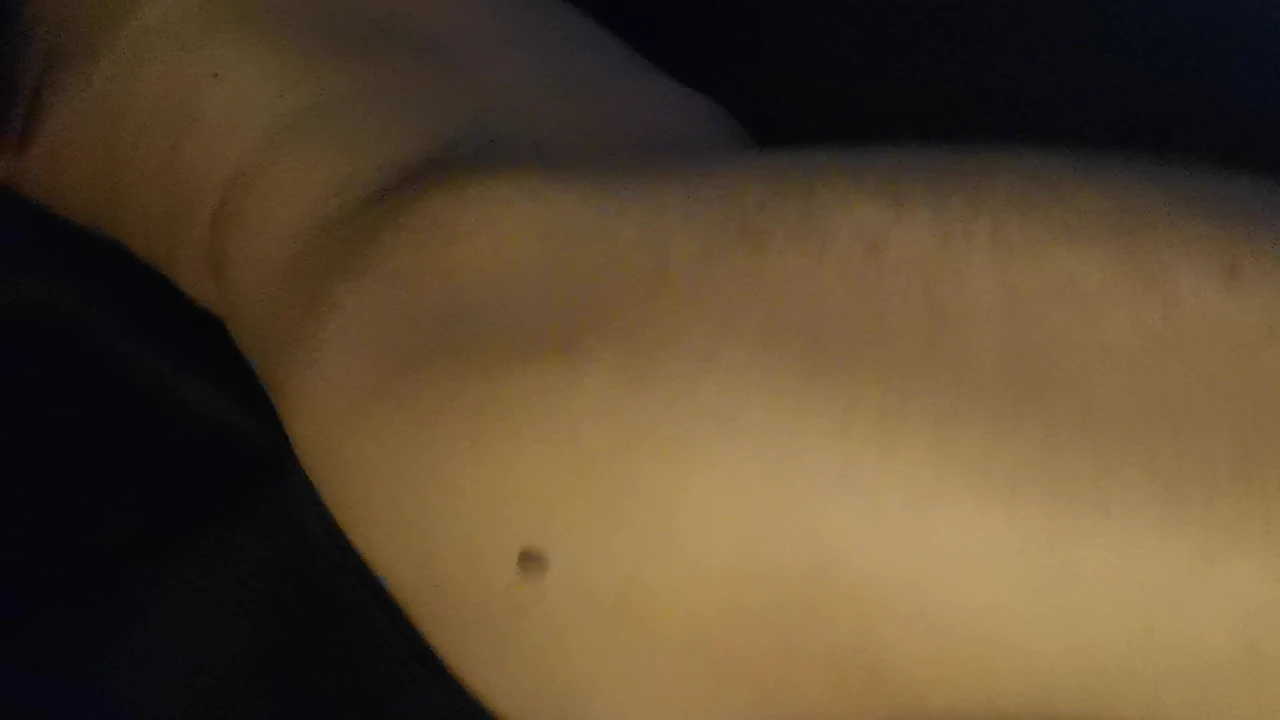 Just alone on bed..