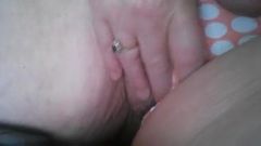 Amateur granny playing