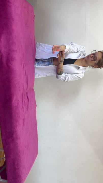 Professional Married Redhead Loses Control: The Naughty Girl Got Massage With Forbidden Handjob