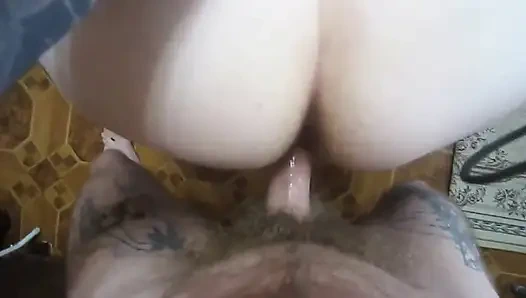 Guter fick, fette frau