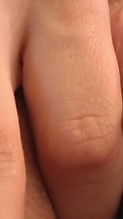 Sexy and hot brunette masturbates at home wildly | Clip 1
