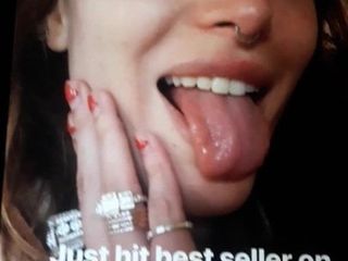 Masturbare și ejaculare cu Bella Thorne, tribut de spermă 2020