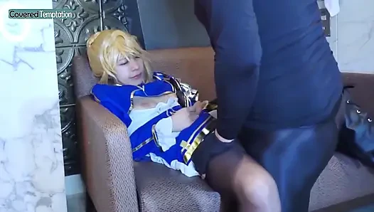 Cosplayer beauty teilt ein intensives privates meetup, das unvergessliche Chemie zusammen hinterlässt