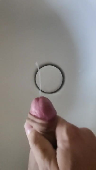 Abspritzen in Zeitlupe