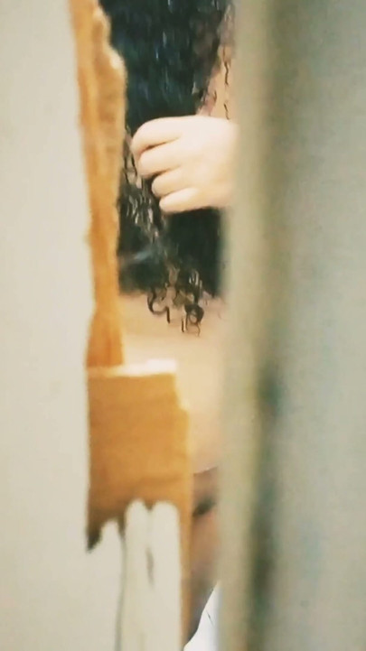 my chubby mexican mother-in-law lets me record her while she takes a shower | Clip 1