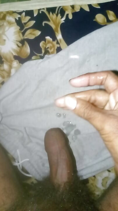 At night alone in the bed to avoid the stress jerking the penis and feel comfortable when cumshots come out.
