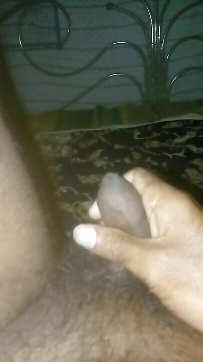 At night alone in the bed to avoid the stress jerking the penis and feel comfortable when cumshots come out.