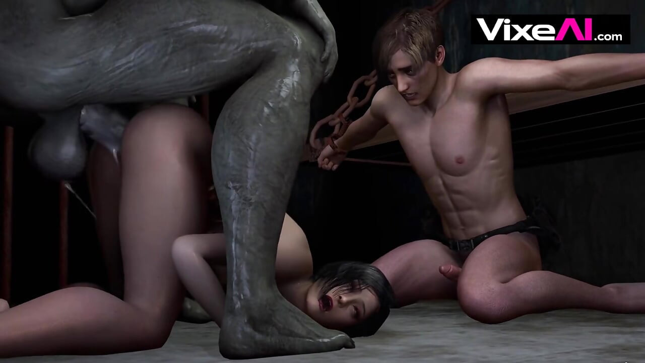 Ada Wong Mr.X-ért nyög, miközben Leon titkos 3D-s mesterséges intelligenciát generál