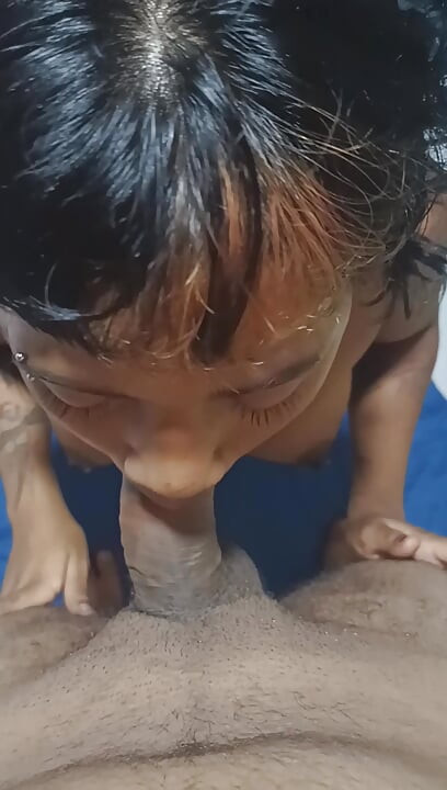 Morning with my little. SHE ALWAYS SWALLOWS ALL MY MILK