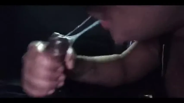 She sucked him up real nice