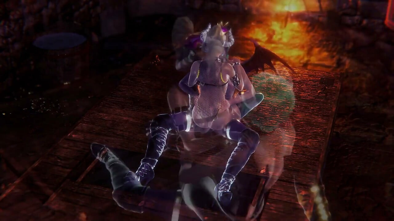 후타 자지와 함께하는 Futa Bowsette : 3D 포르노 패러디