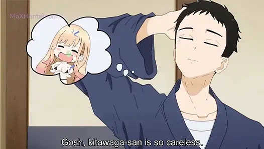 Marin X Gojo: Bathroom Sex with Curvy Stepsis (Hentai Sex Parody)