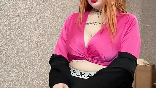 JOI: Your stepsister borrowed your underwear to wear.