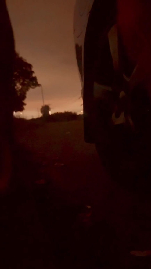 Lots of cars pass by me when I’m naked beside a busy road , anyone of them could have seen me | Clip 1