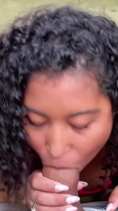 Her boyfriend wouldn't fuck her, so the bitch sought pleasure with a stranger at the river | Clip 1