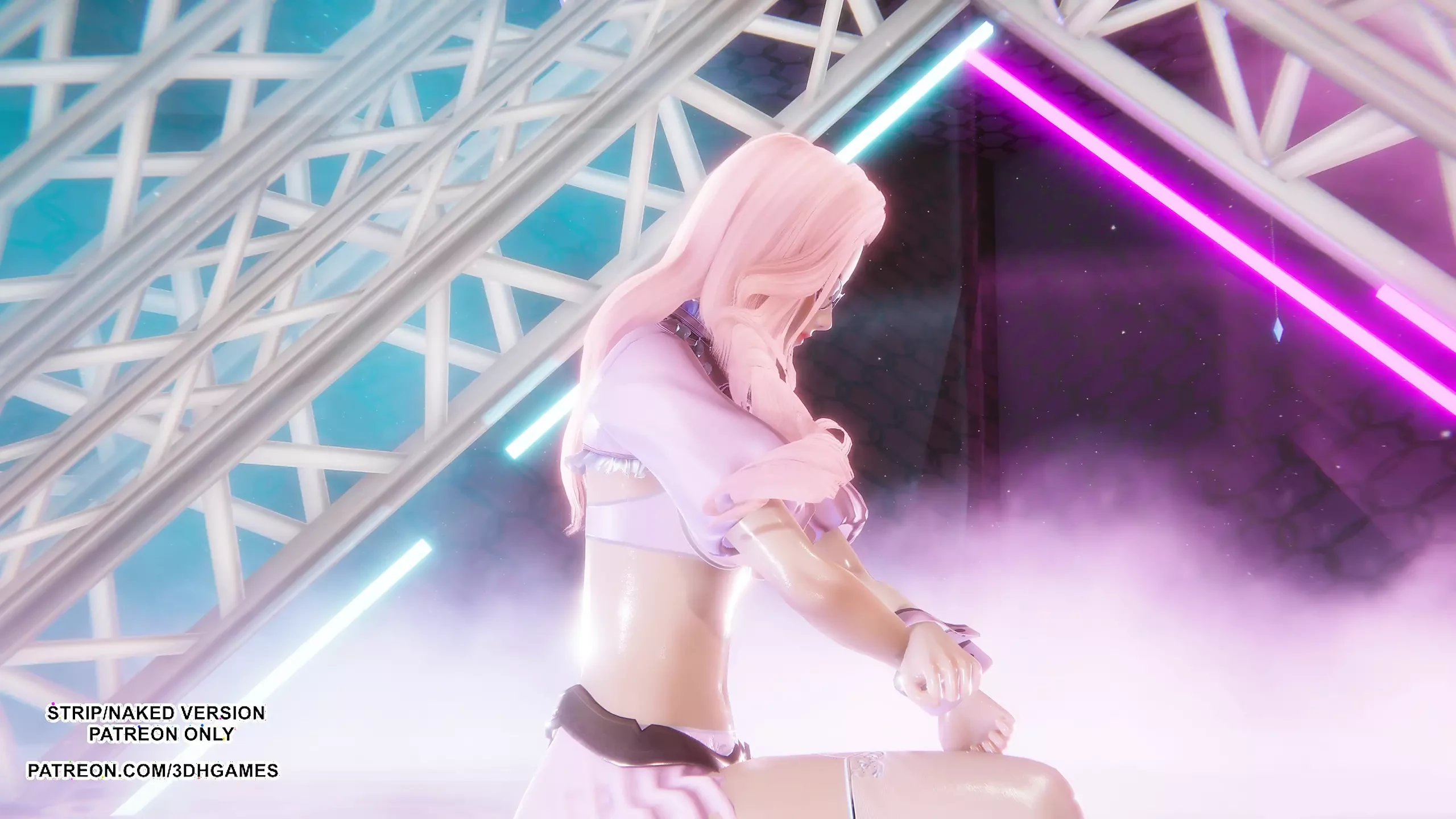 MMD Purple Kiss - Nerd Seraphine Sexy Kpop Dance League of Legends Hentai
