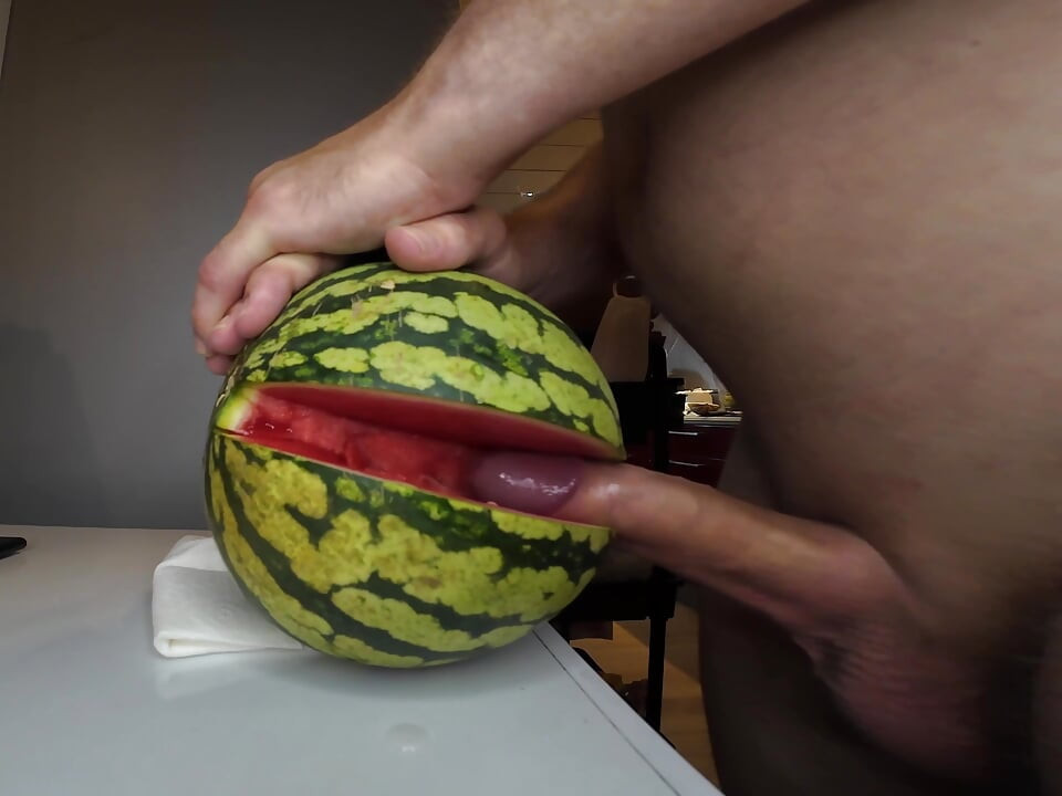 Fucking a virgin Watermelon