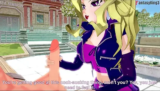 Mai valentine lagi asik nyepong kontol - yu gi oh