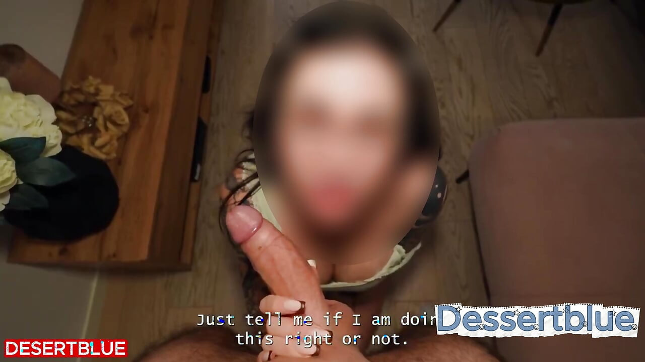 Nerdy Oral Goddess sexy girl giving oral sex deepthorat