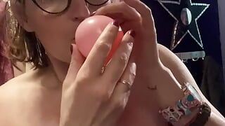 Fun, flapping, boobs and balloons - with behind the scenes kinda action of getting ready too