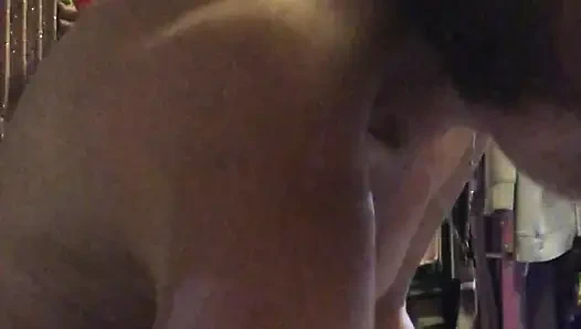 Naked deep cleaning, tea spilling preparation