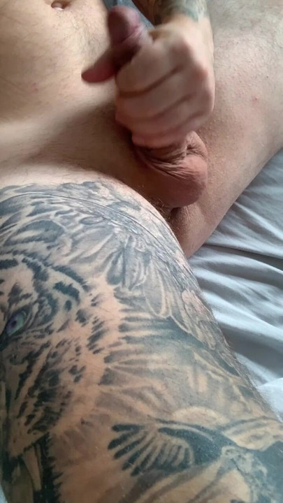 Taste of B1G-CROCK - Watch as I stroke my rock hard cock slowly